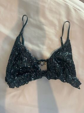 FP Movement by Free People Sequin Triangle Bralette
